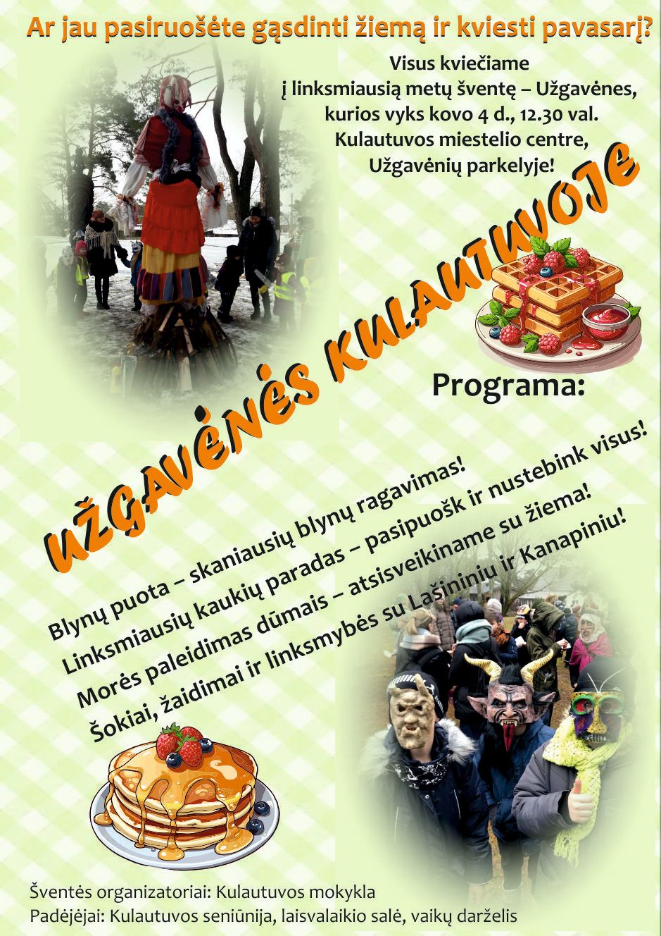 Užgavėnės Kulautuva